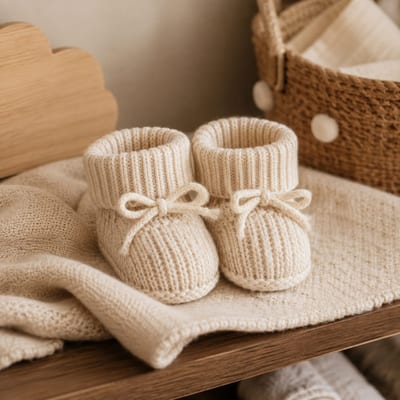 Ses premiers chaussons